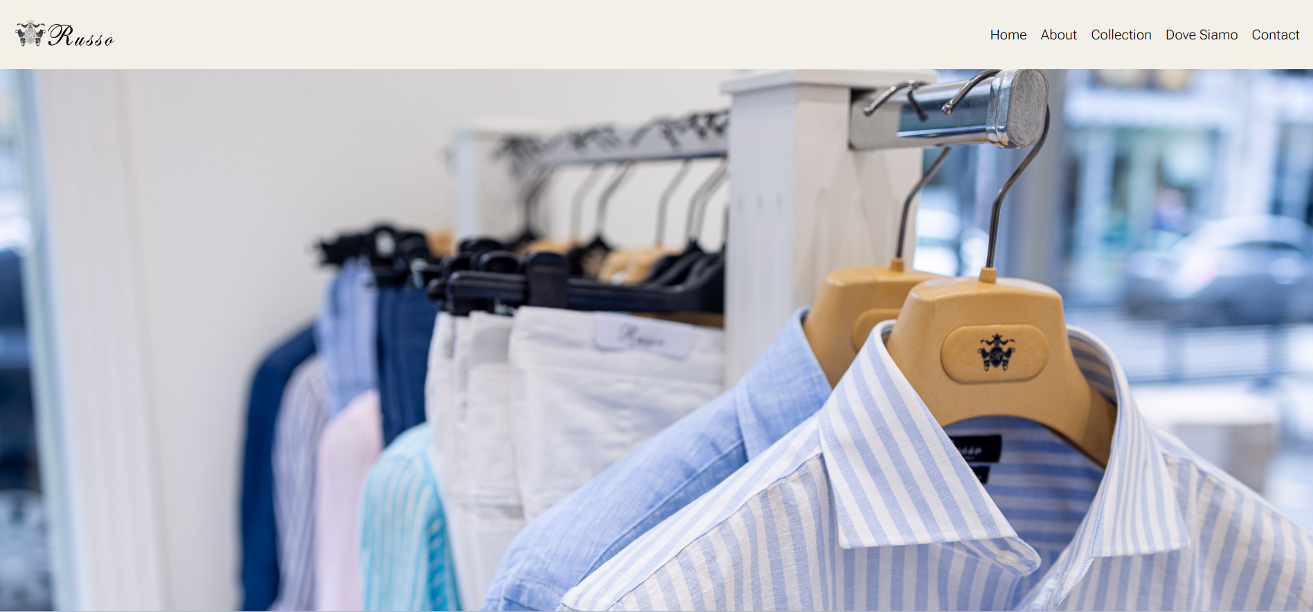 Russo Abbigliamento Website